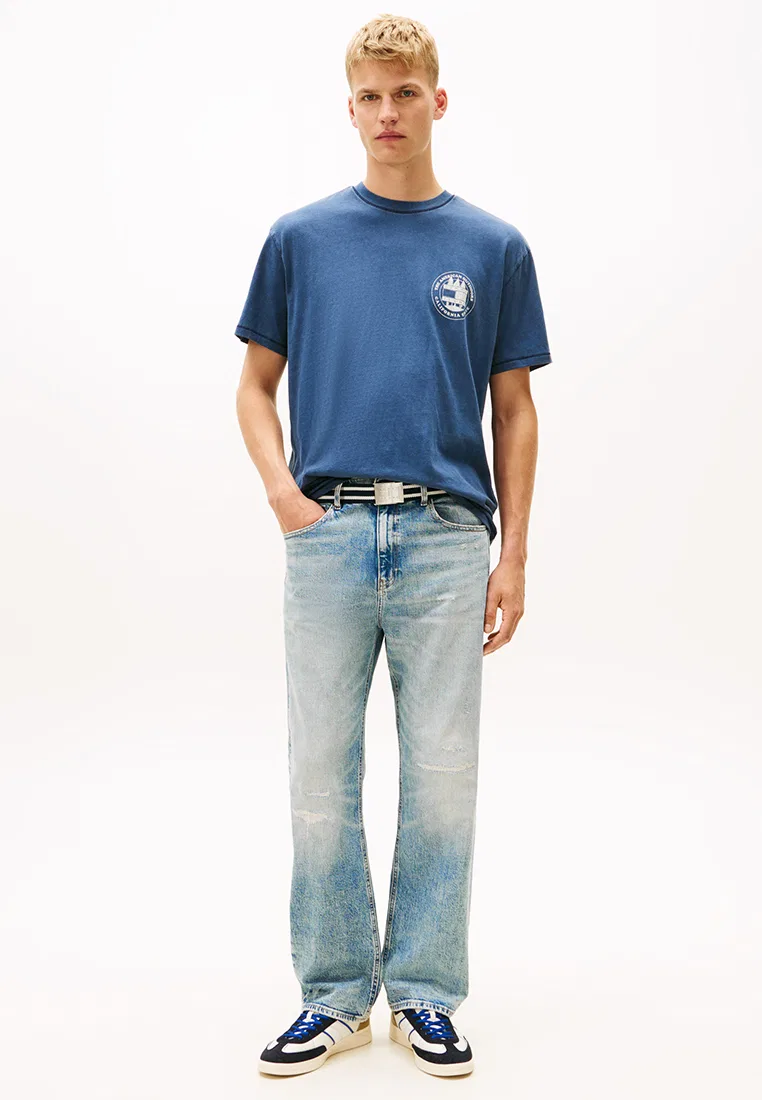 Футболка свободного кроя, Tommy Jeans Tommy Hilfiger, темно-синий — фото 4