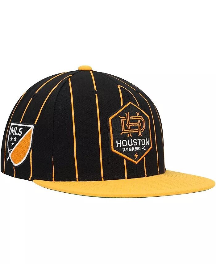 

Мужская черная кепка с булавкой Houston Dynamo FC Team Snapback Mitchell & Ness