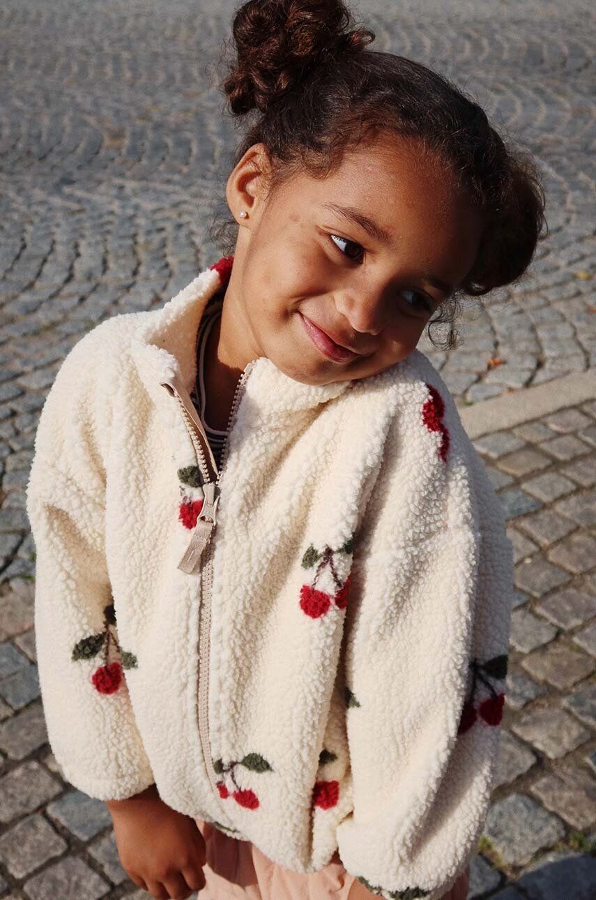 

Детская куртка Konges Sløjd JODY TEDDY JACKET GRS, бежевый