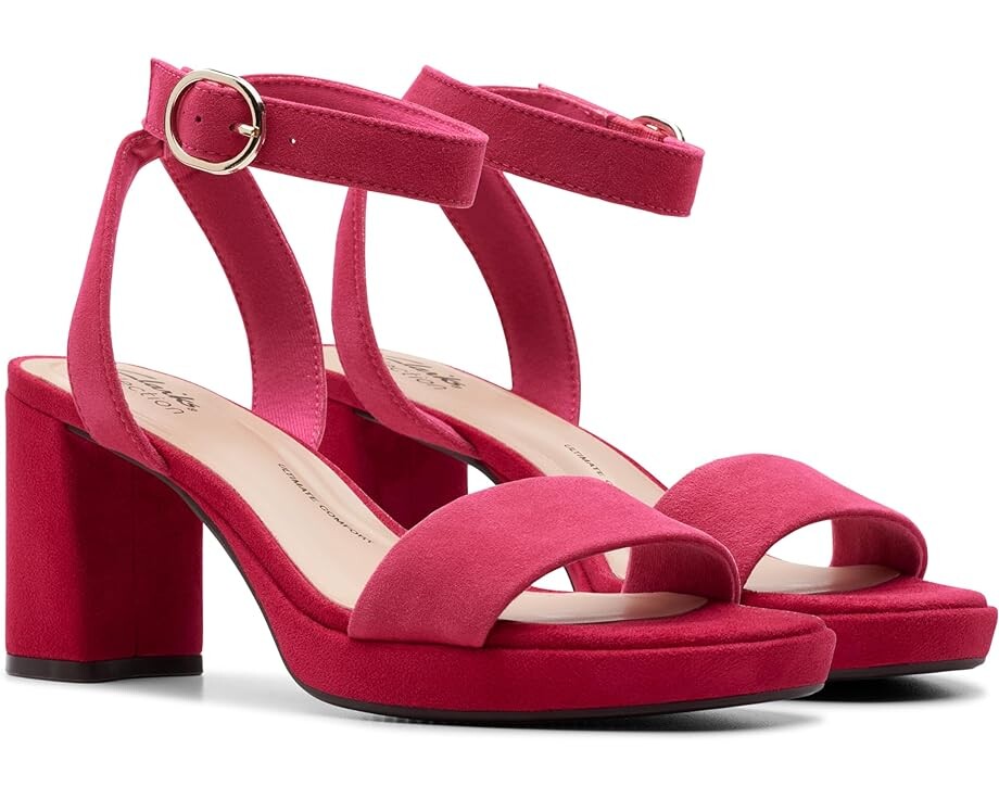 

Туфли Clarks AmbyrLyn Bay, цвет Fuchsia Suede
