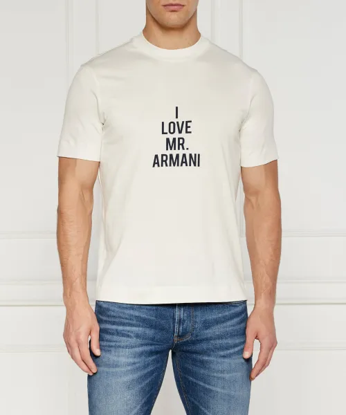 

Футболка Regular fit Emporio Armani, бежевый