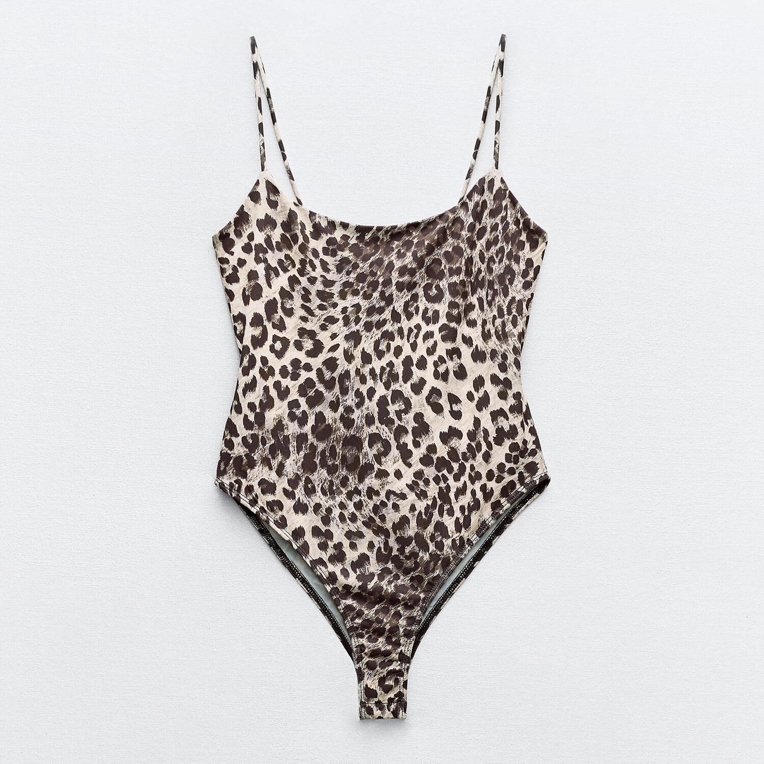 

Боди Zara Animal Print Strappy, мультиколор