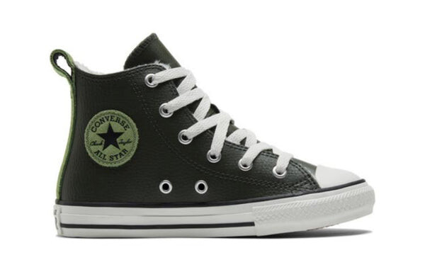 Кроссовки chuck taylor all star lined leather 'green' Converse, зеленый — фото 2