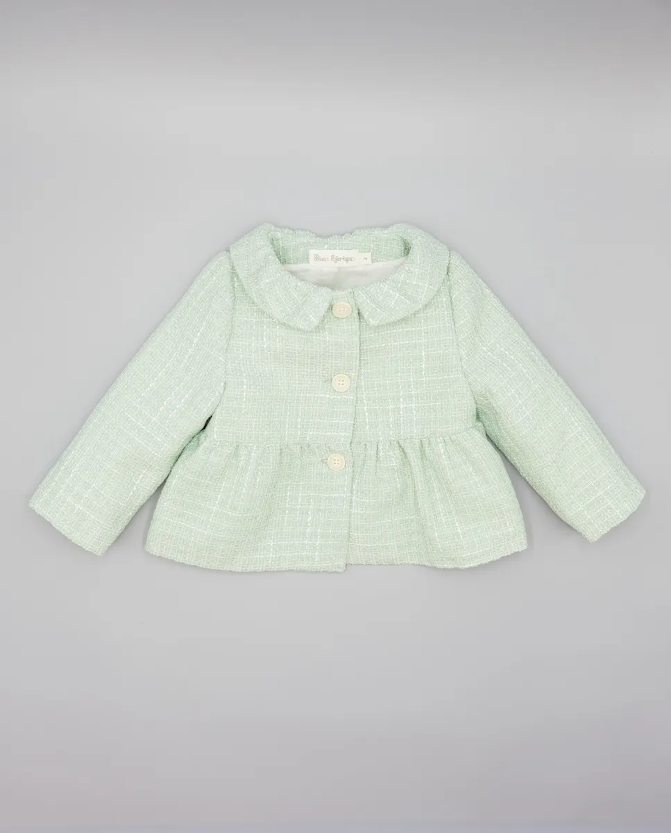 

Детская куртка из структуры ткани зеленого цвета Fina Ejerique