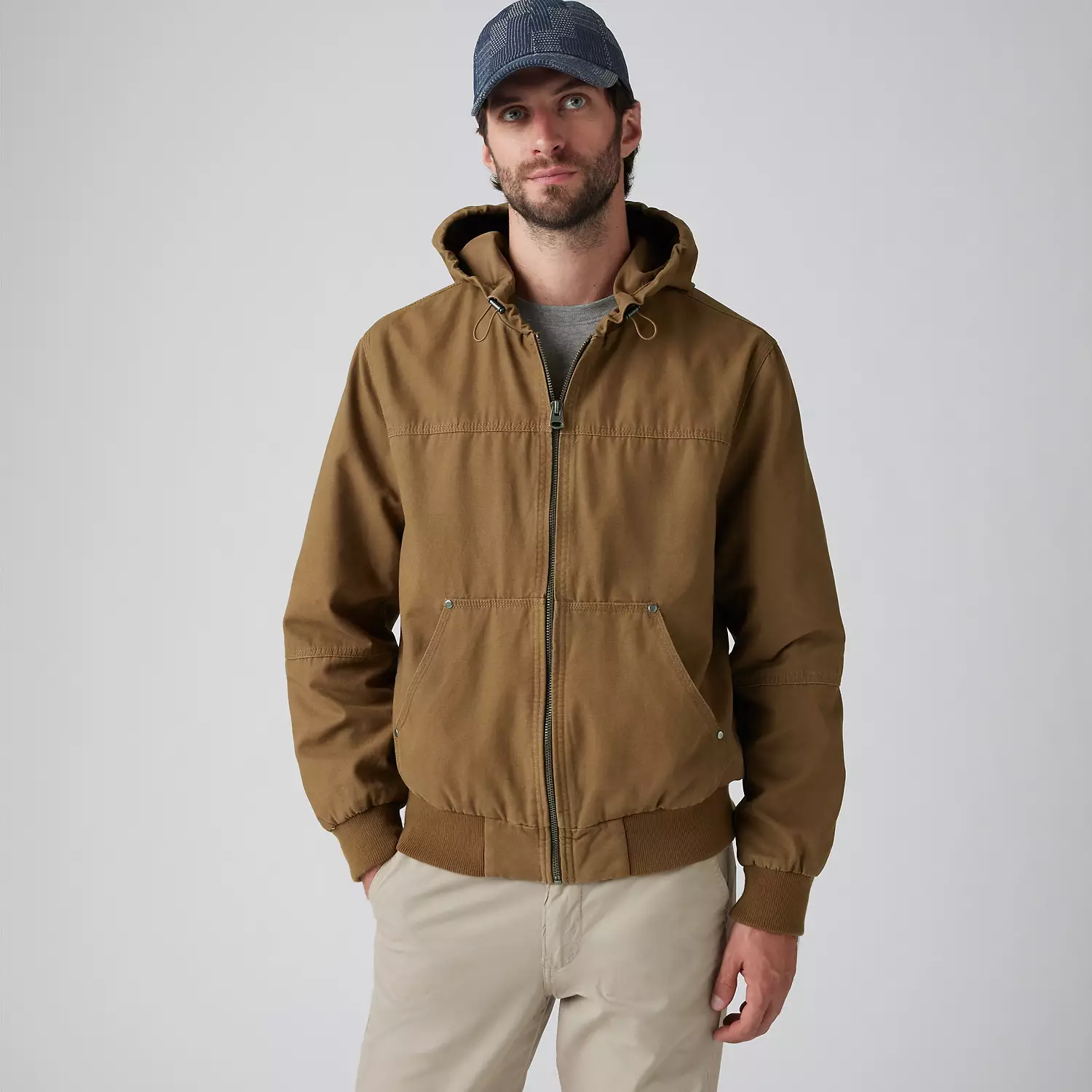 

Толстовка с капюшоном Worker Levi's, цвет Brown