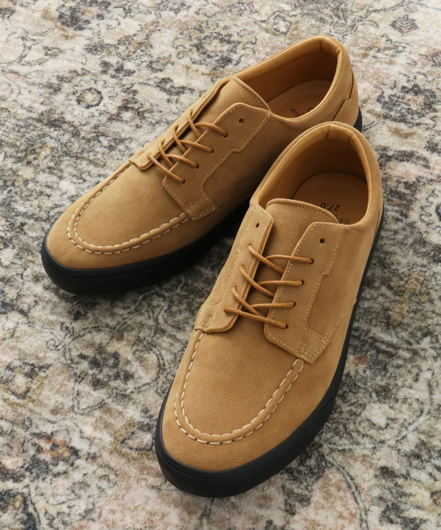 Мужские/Женские мокасины U.S. POLO ASSN. из искусственной замши с тиснёным логотипом