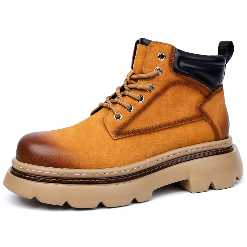 

Paladin Короткие мужские ботинки Martin 5,5 см, желтые