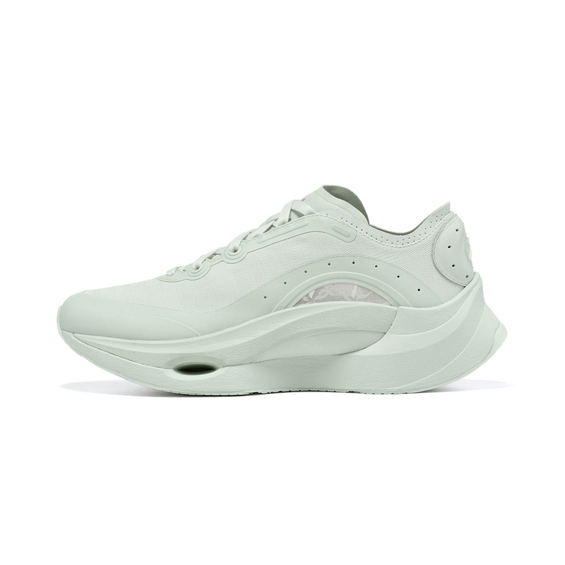 LI NING 1990 Классическая коллекция, износостойкие дышащие низкие повседневные туфли, женские, мягкие, цвета морской волны LI-NING 1990, Soft Aqua Green
