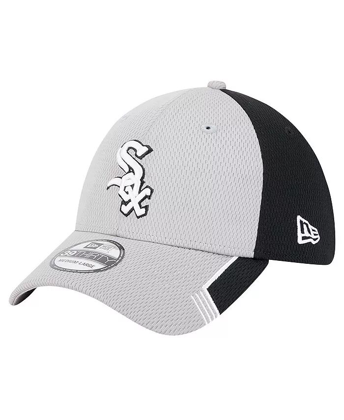 

Мужская серо-черная бейсболка Chicago White Sox с козырьком 39THIRTY Flex New Era