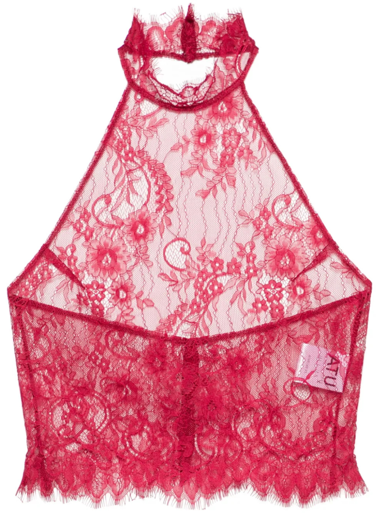 

Кружевной топ Atu Body Couture x Rue Ra, красный