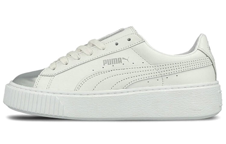 

Кроссовки PUMA Basket Skate Shoes 'White Silver' Women's