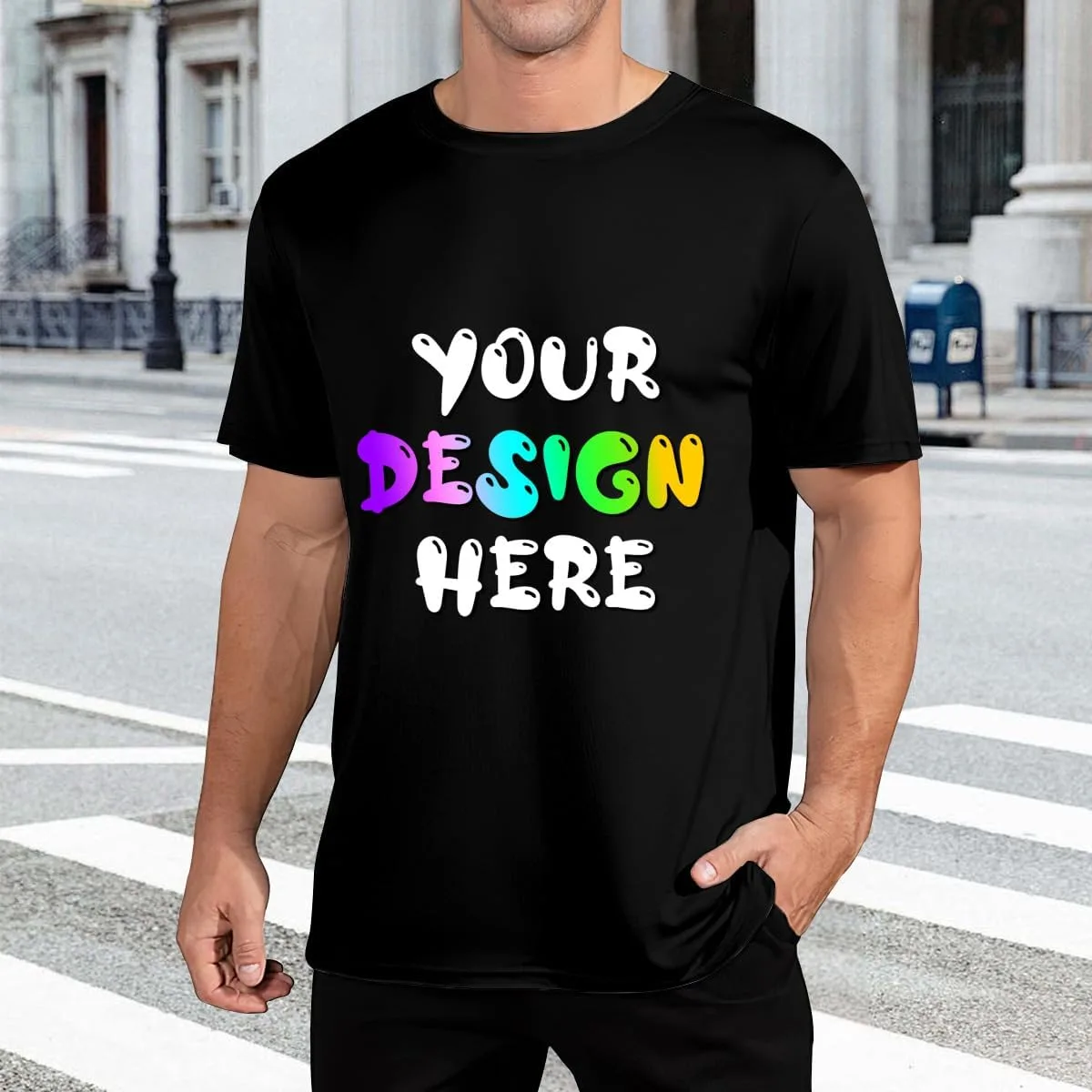 Футболка Custom T Shirts, хлопок, короткий рукав, унисекс — фото 2