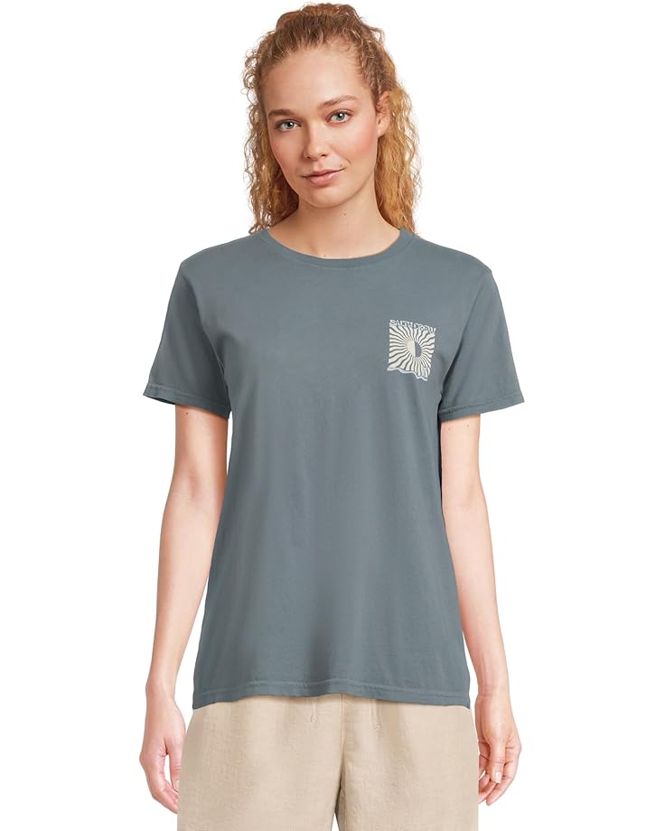 

Футболка Salty Crew Optic Sea Boyfriend Tee, цвет Fin Blue