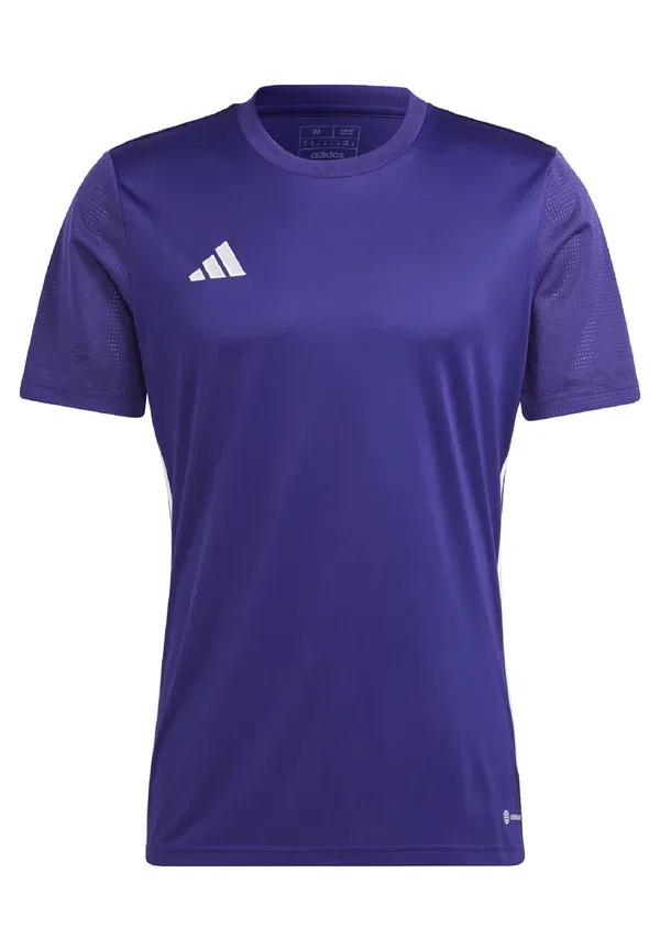 Футбольная футболка Adidas Performance Fussball team tabela 23 sports t-shirt, лилово-белый — фото 3