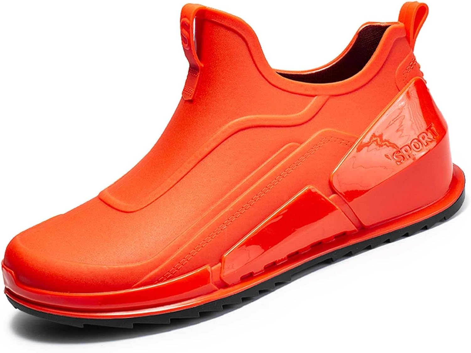 

Мужские дождевые туфли, нескользящие, для улицы, удобные, легкие, повседневные кроссовки для прогулок, путешествий и походов Generic, оранжевый