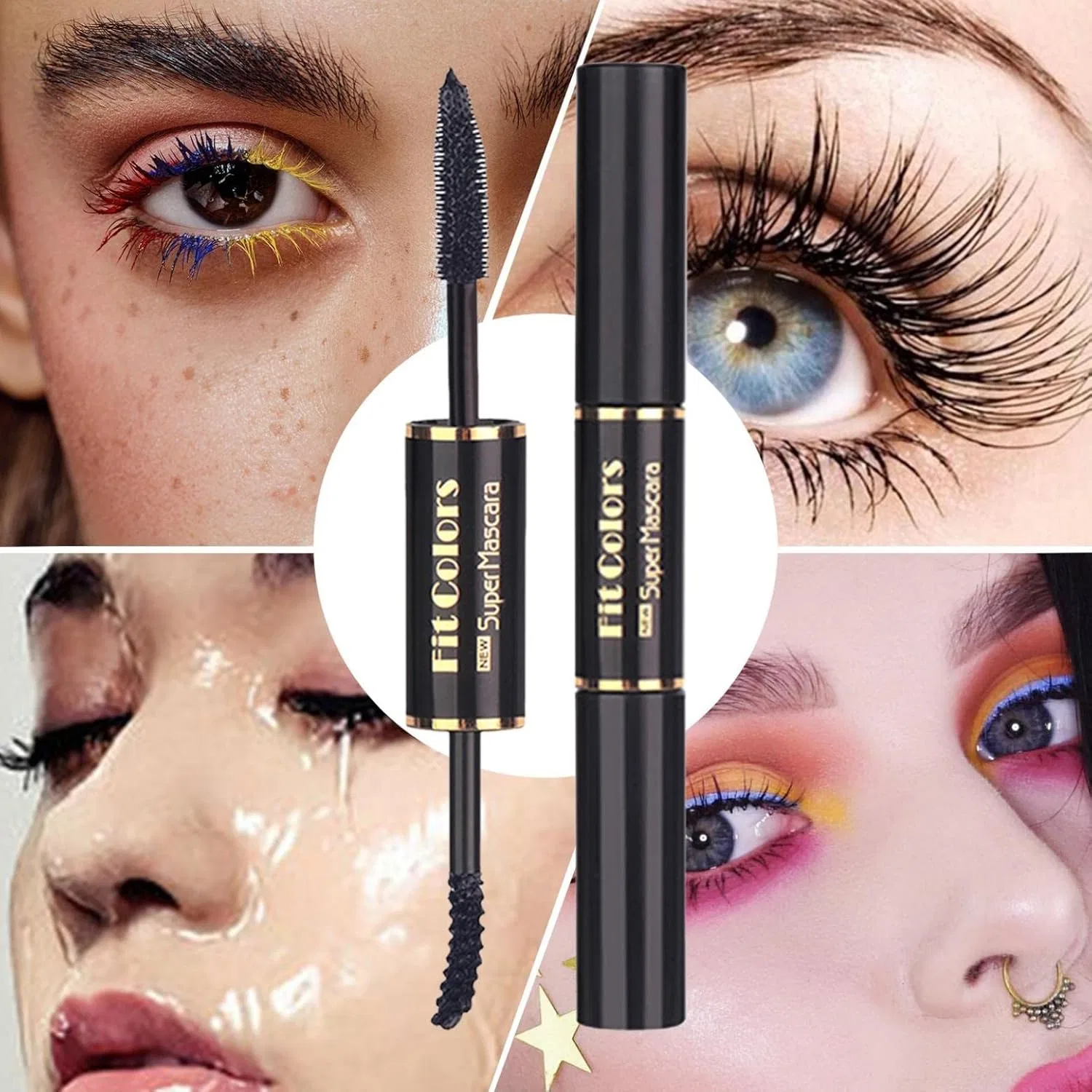 Тушь для ресниц Foreted 4D Silk Fiber Lash, водостойкая, объемная — фото 4