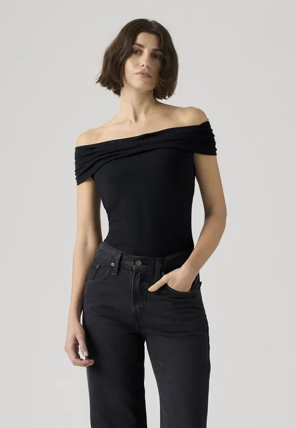 Футболка Levi'S Tori twisted clean basic, цвет антрацит