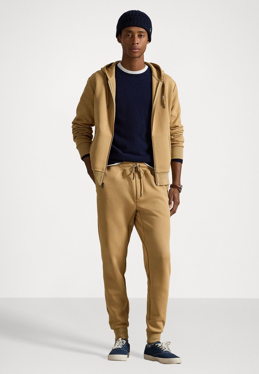 Толстовка Polo Ralph Lauren Double-Knit Full-Zip, бежевый — фото 3