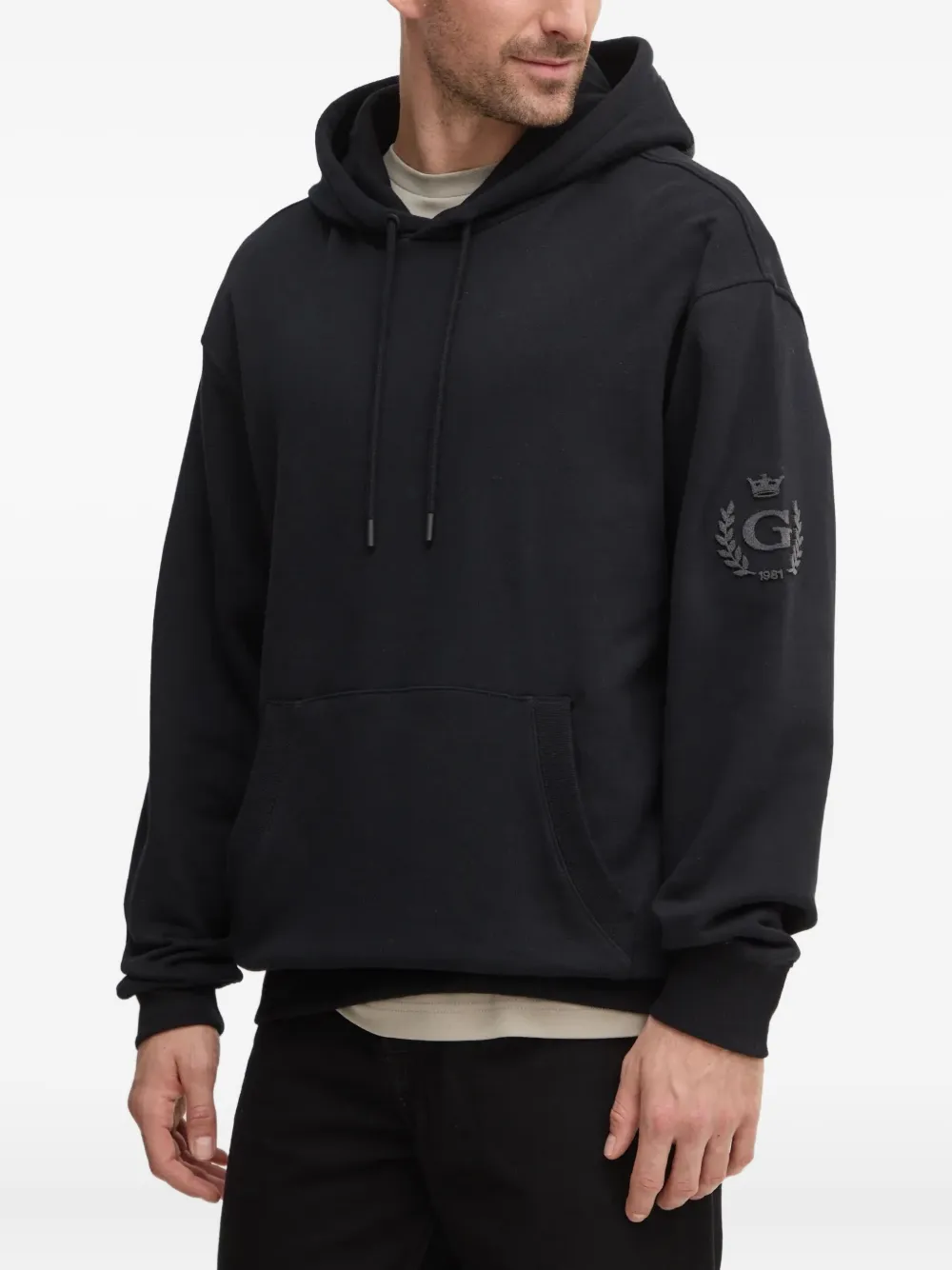 

Худи с логотипом GUESS USA, черный