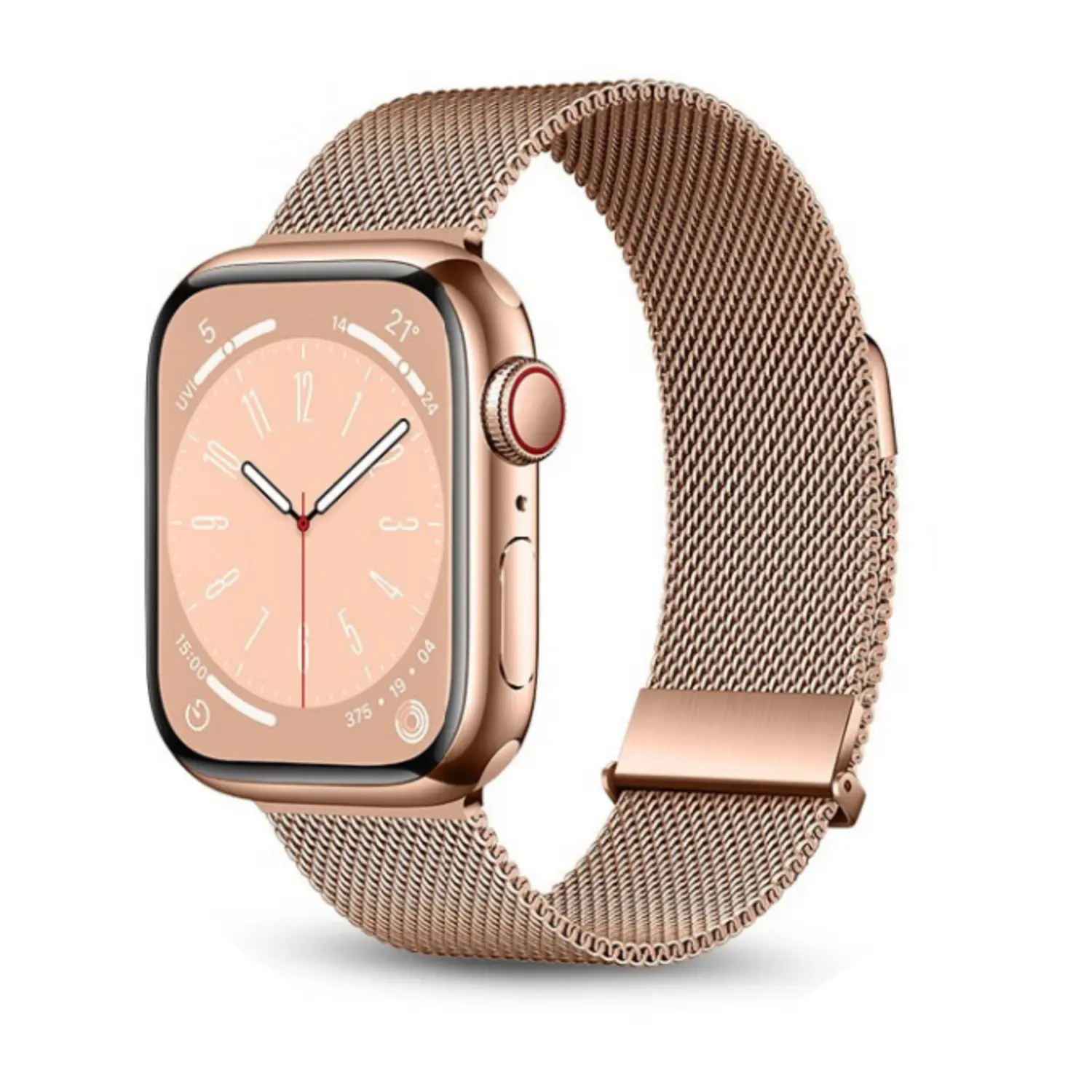 

Wepro Часы Strap Apple Compatibility Metal, Double magnetic buckle [Royal Gold]