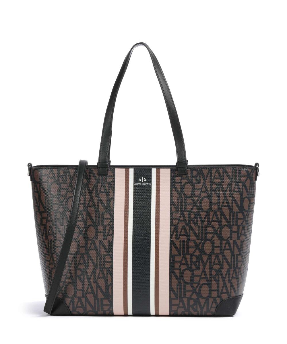 

Шопер sunset из искусственной кожи Armani Exchange, коричневый