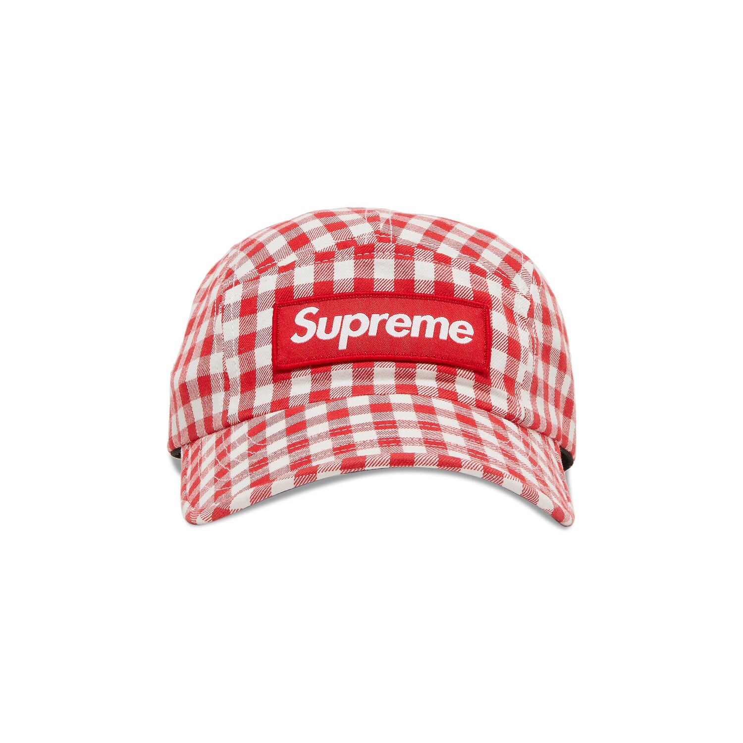 

Кепка Supreme Gingham Camp, красная