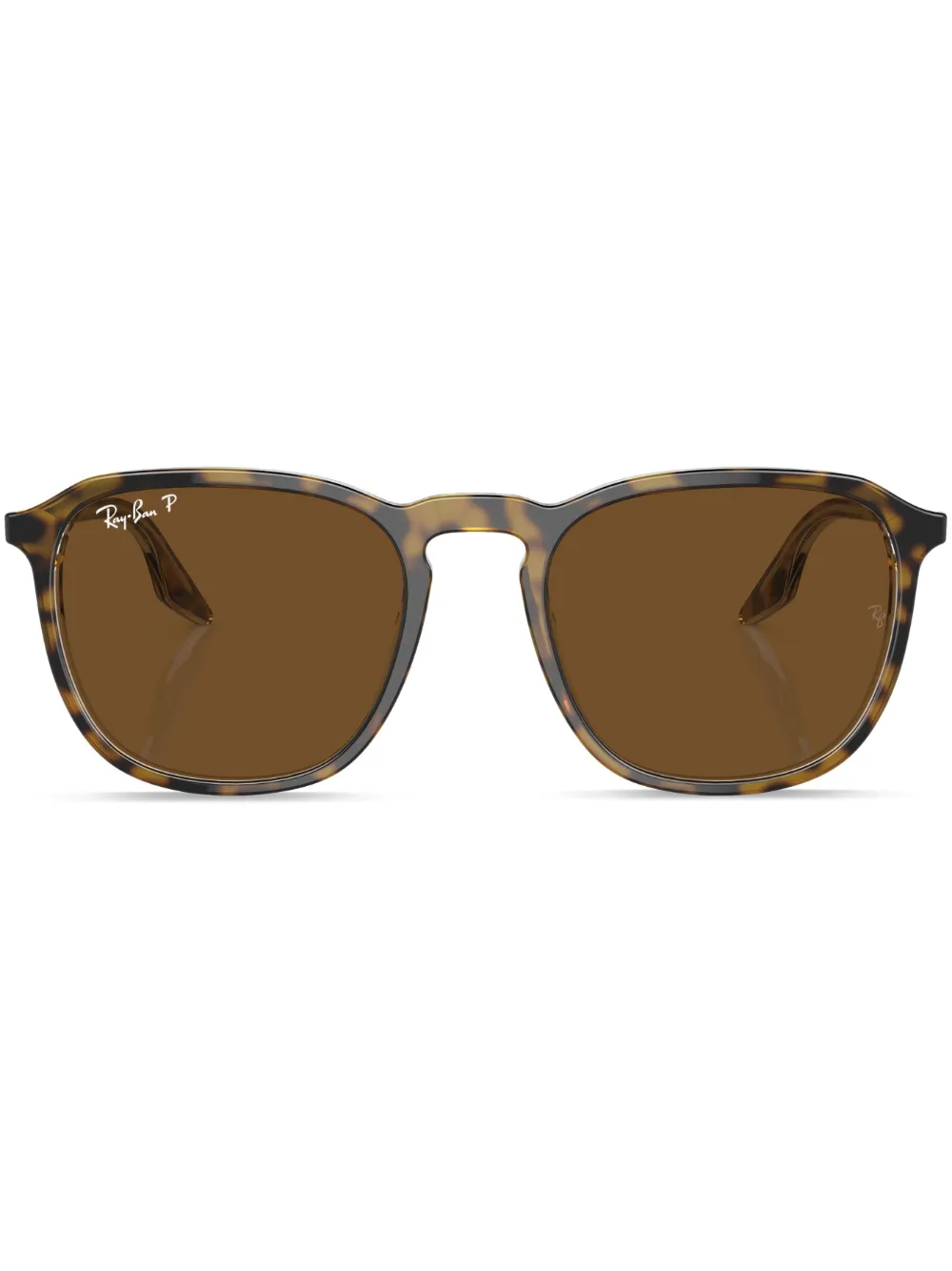 

Солнцезащитные очки в круглой оправе с логотипом Ray-Ban, зеленый