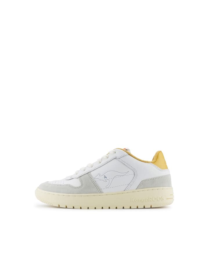 Низкие кроссовки KangaROOS Originals GAME LO II, цвет weiß/senfgelb
