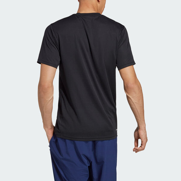 Футболка Adidas Train Essentials Training T-Shirt 'Black', черный — фото 3