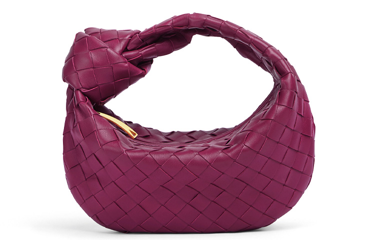 

Bottega Veneta Кожаная клатч сумочка мини женская фиолетовая