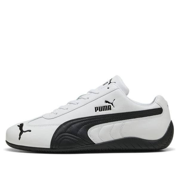 

Кроссовки speedcat og leather 'white black' Puma, белый