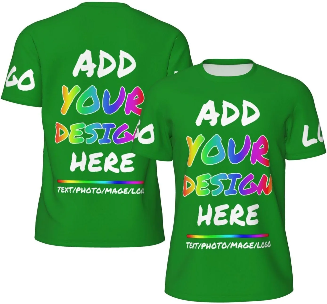 

Футболка Custom с вашим дизайном, Casual