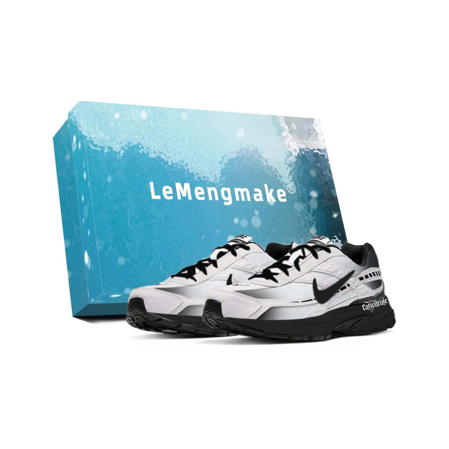 

Nike Кроссовки для бега Initiator с амортизацией, дышащие, с поддержкой, низкие, мужские, белые