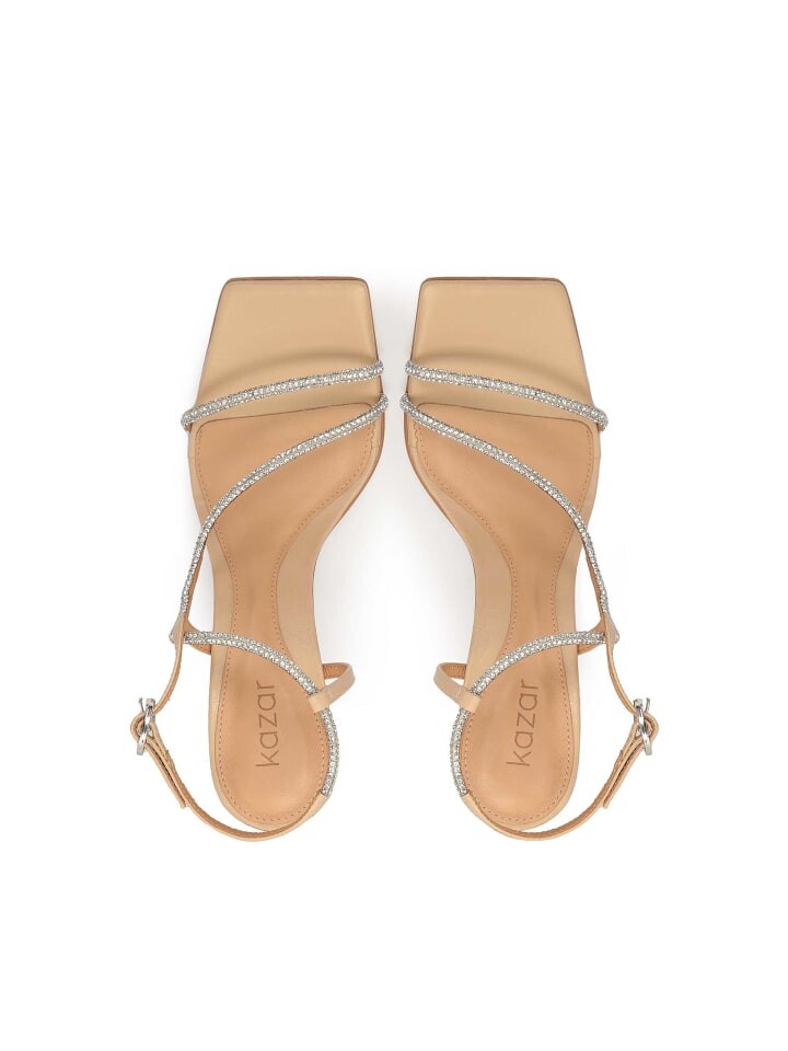 Высокие босоножки Kazar schuhe > sandaletten > Sandaletten, бежевый — фото 4