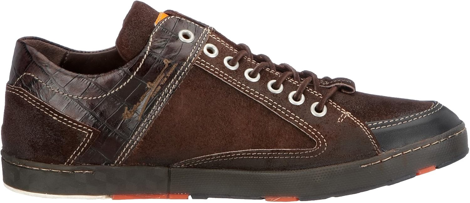Timberland VB OX DK Brown Suede 61596 мужские кроссовки — фото 4