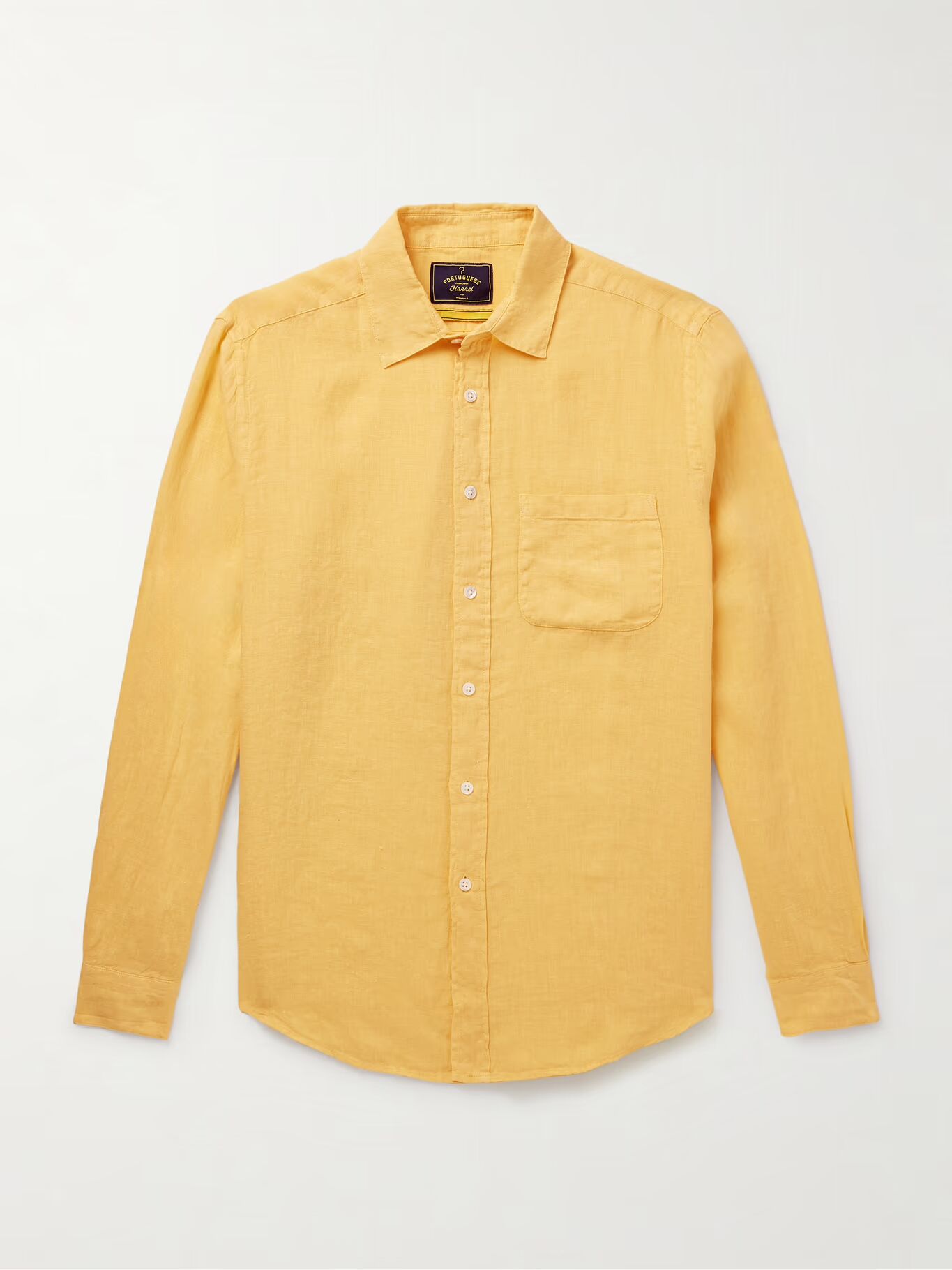 

Льняная рубашка PORTUGUESE FLANNEL, желтый