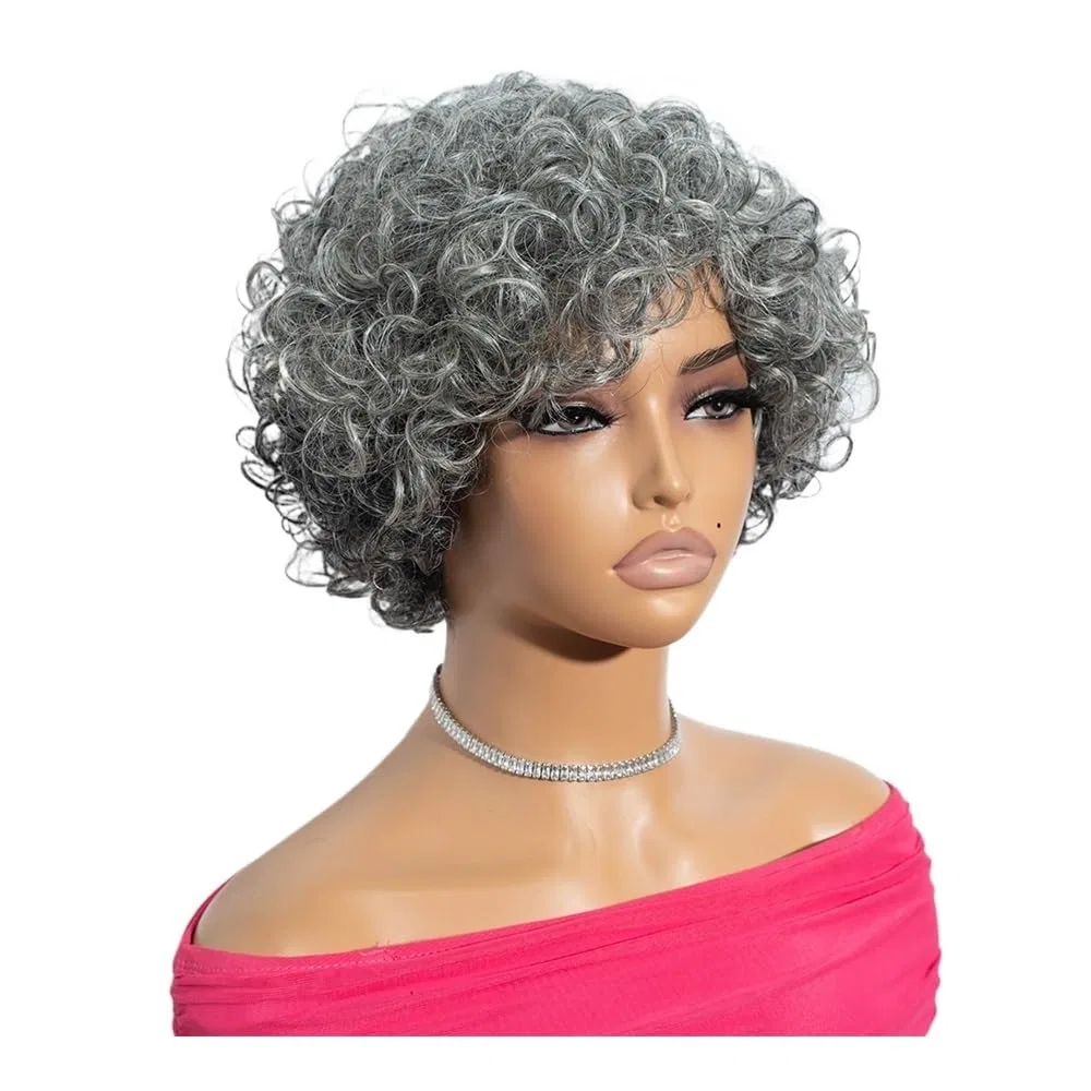 Женский парик из натуральных волос «Kinky Curls» 10 дюймов ‎Qrstuvxzy