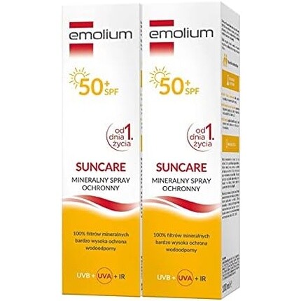 

Минеральный защитный спрей Suncare Spf50+ 100 мл для детей и взрослых, Emolium