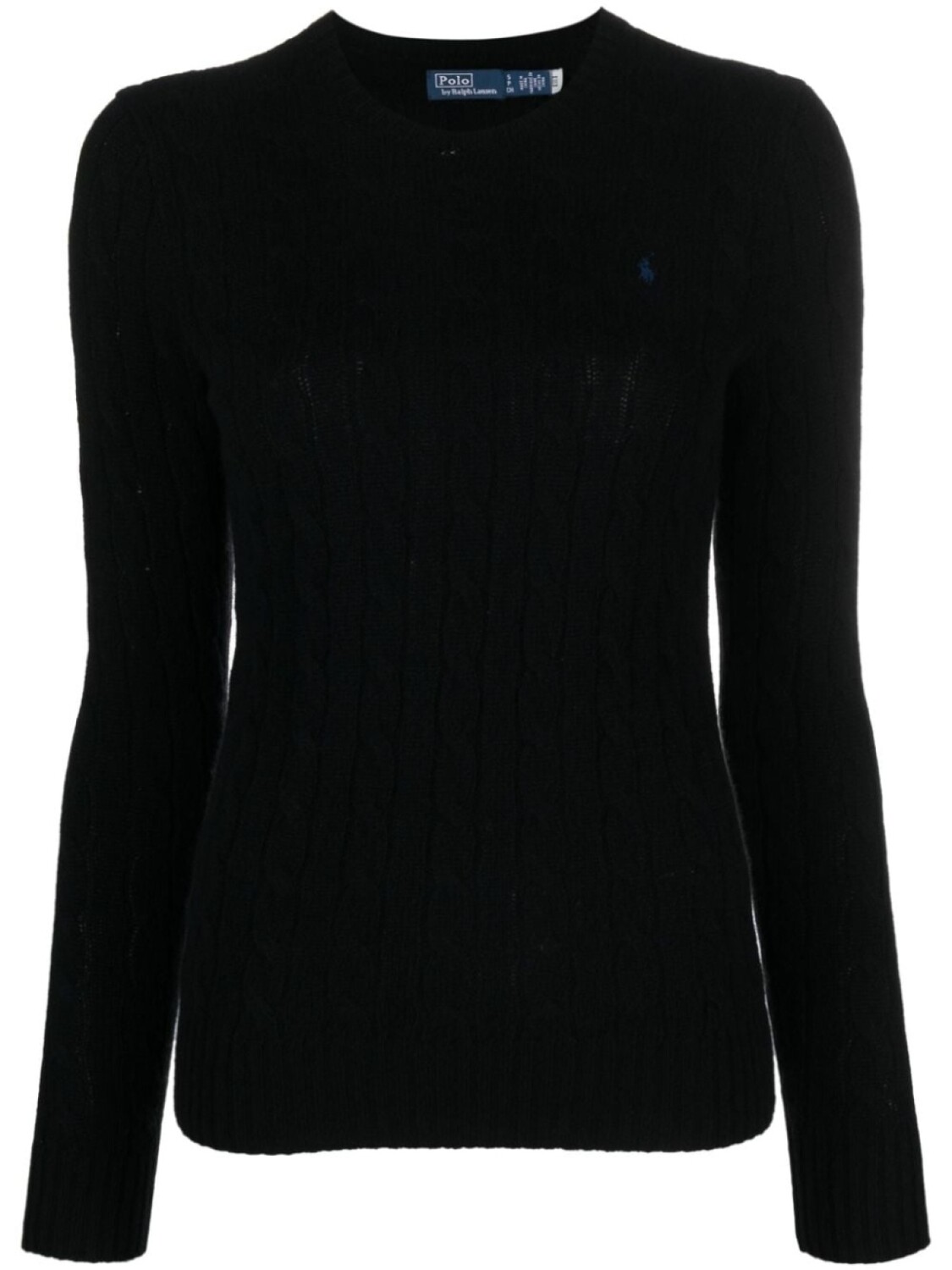 

Polo Ralph Lauren джемпер Julianna фактурной вязки, черный
