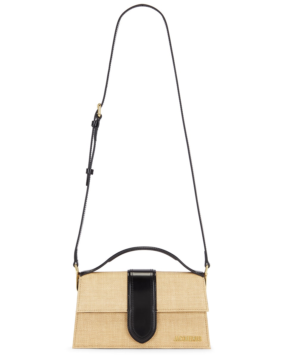 

Сумка Le Grand Bambino JACQUEMUS, цвет Natural & Black