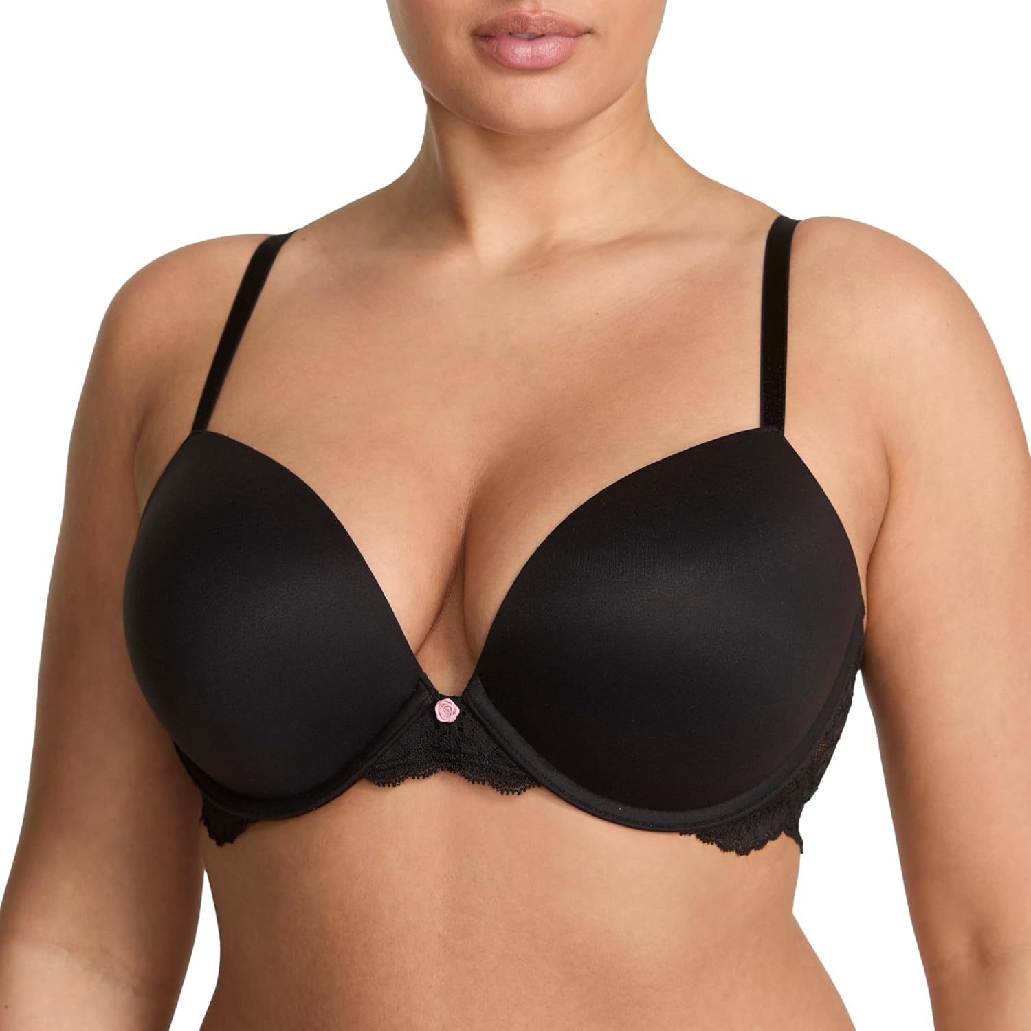 

Victoria's Secret Женский бюстгальтер Dream Angels Push Up, бюстгальтеры для женщин (32A-38DDD), Black Smooth (New Look)