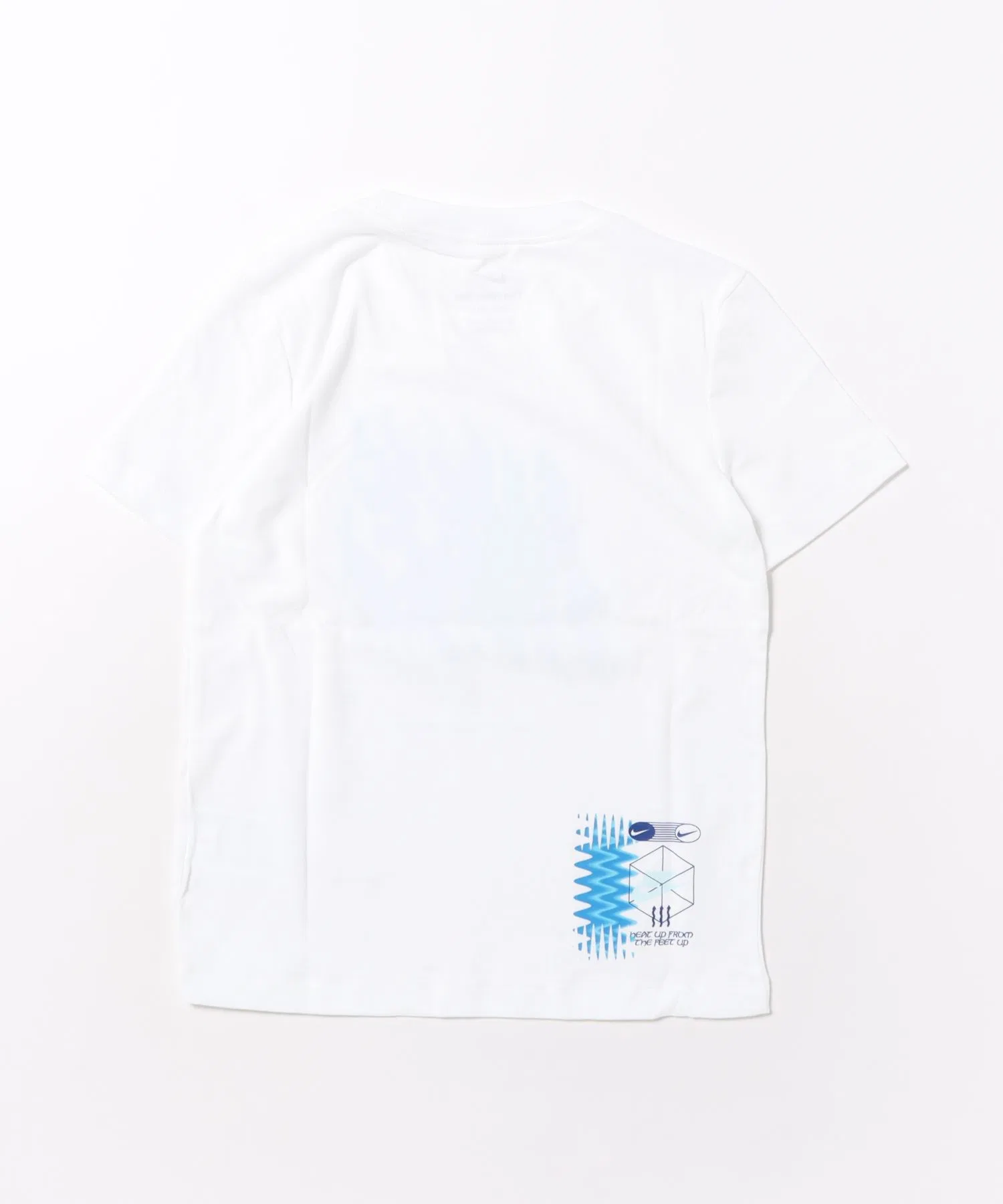 Детская футболка NIKE Dri-FIT с логотипом белая — фото 2