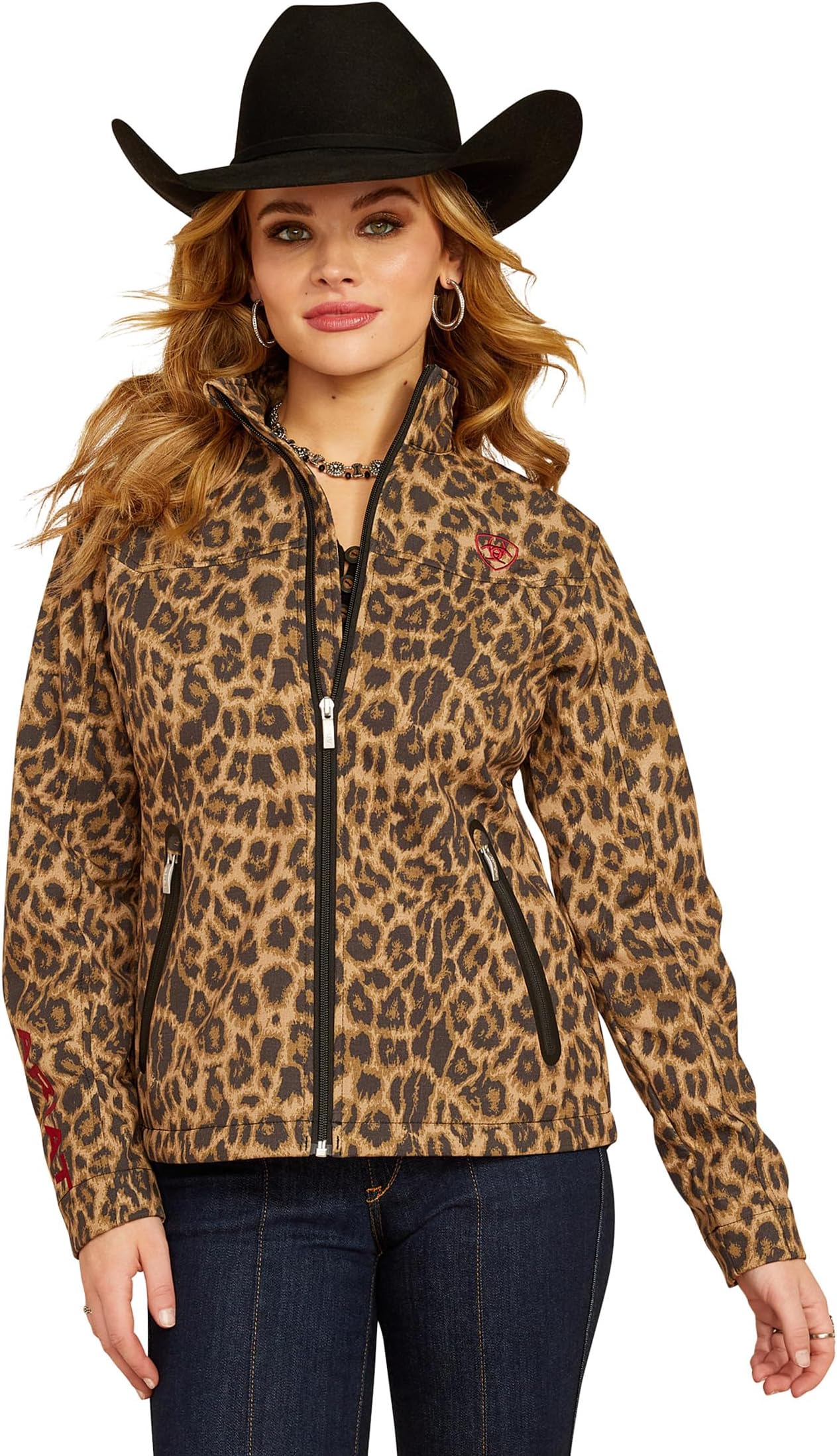 

Куртка Ariat New Team Softshell Print Jacket, цвет Lila Leopard