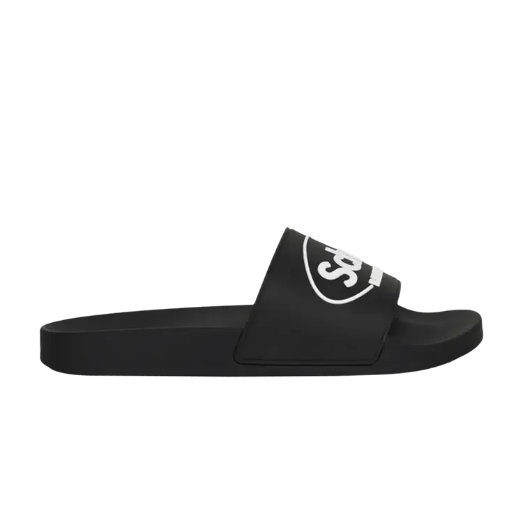 Шлепанцы для бассейна Scholl x Balenciaga 'Black White'