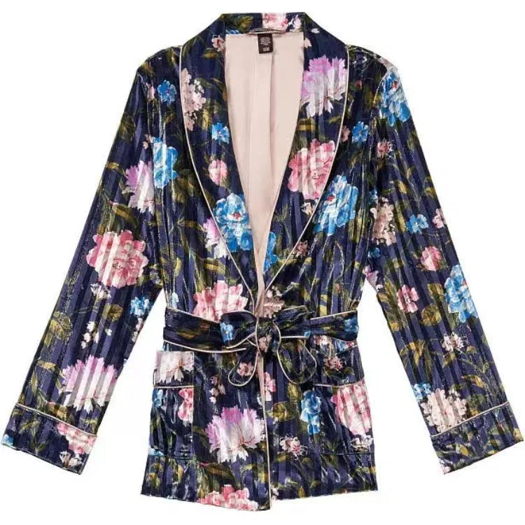 Халат женский синий Victoria's Secret