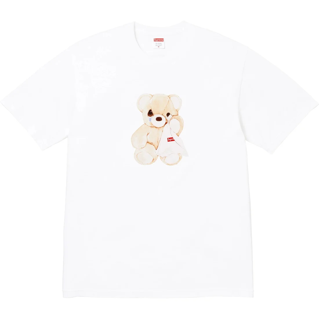 Футболка с принтом медведя Supreme, коричневый — фото 2