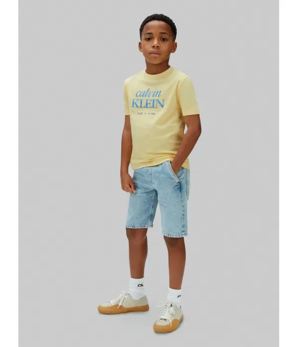 Футболка regular fit Calvin Klein Jeans, желтый — фото 2