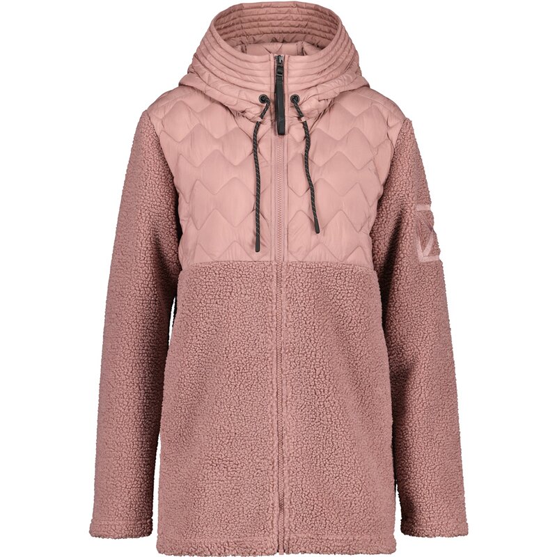 

Куртка bibi wns fullzip Didriksons, цвет faded wine
