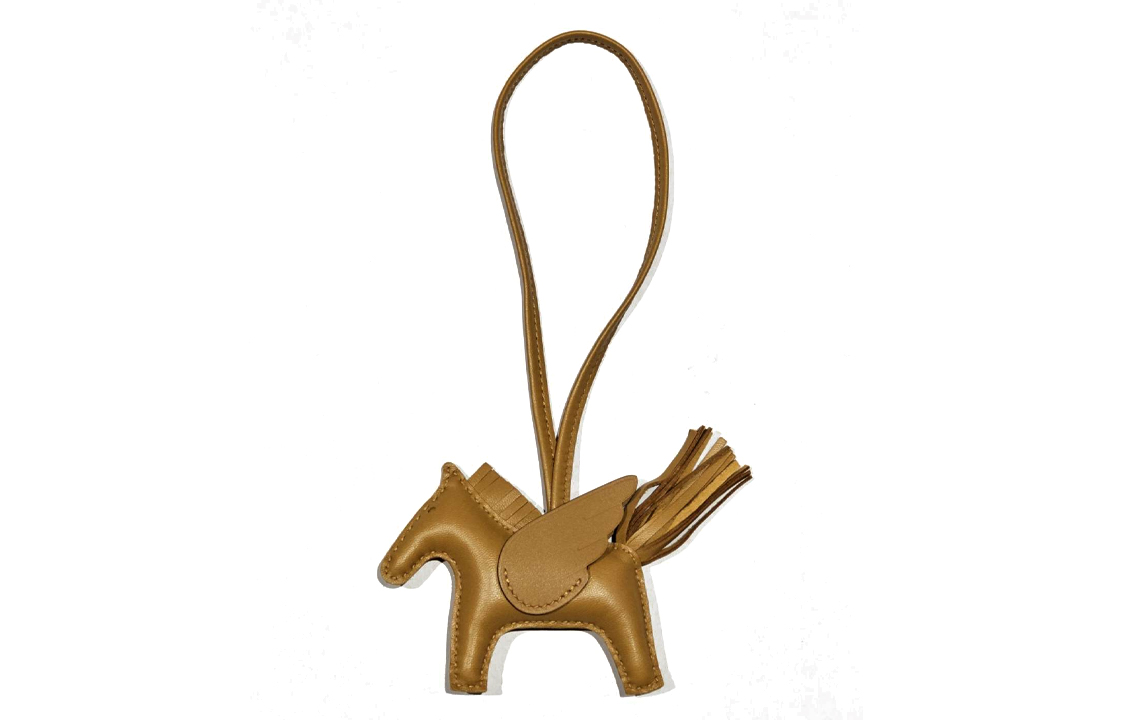 

HERMES Подвеска Rodeo Pegase унисекс землисто-желтая, Earth Yellow