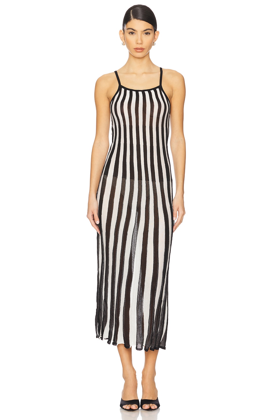 

Платье Kaylee Solid & Striped, noir & brule stripe